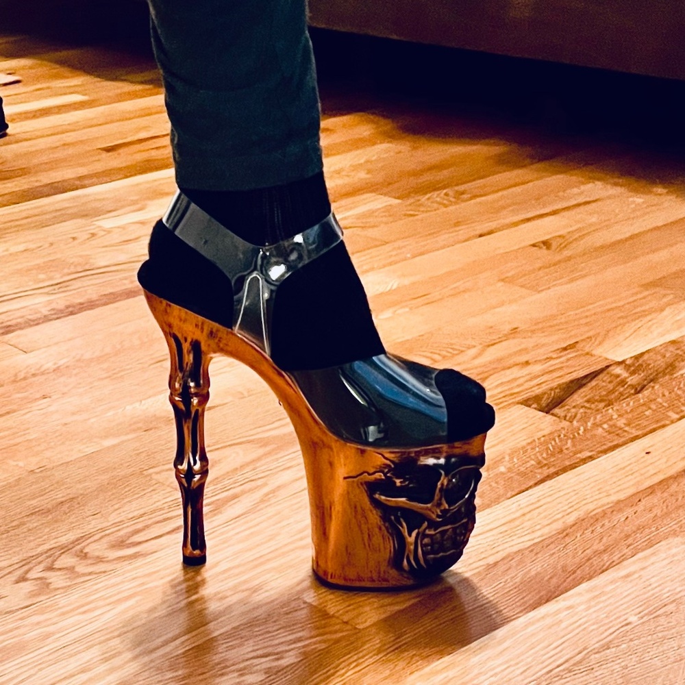 Pleasers Rapture  Light Up Platform Heels Size 9 - Picture 6 of 7